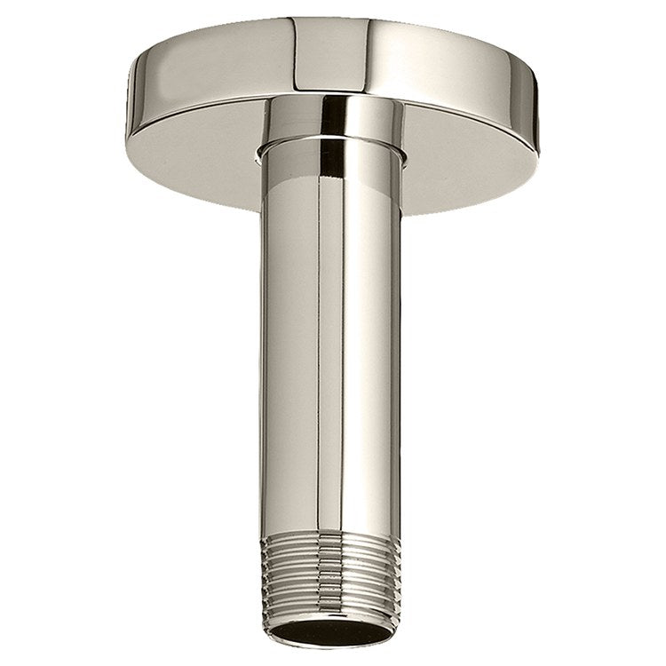 3 Ceiling Mount Shower Arm with Round Flange - Durable Bathroom Fixture for Modern Showers & Spa-Like Experience