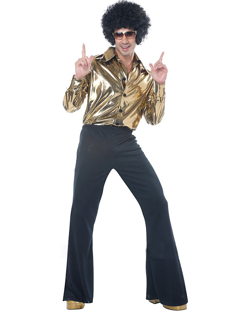 70s Disco King Plus Size Men's Costume - Vintage 70s Disco Party Outfit for Halloween, Theme Parties & Cosplay