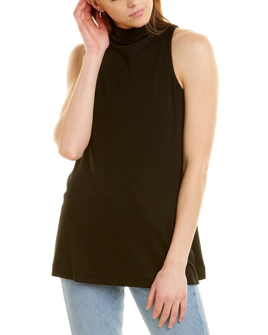 Vince Women's Sleeveless Funnel Neck Tunic Top - Casual Summer Blouse for Work, Travel & Date Night | Lightweight Comfortable Stretchy Fabric