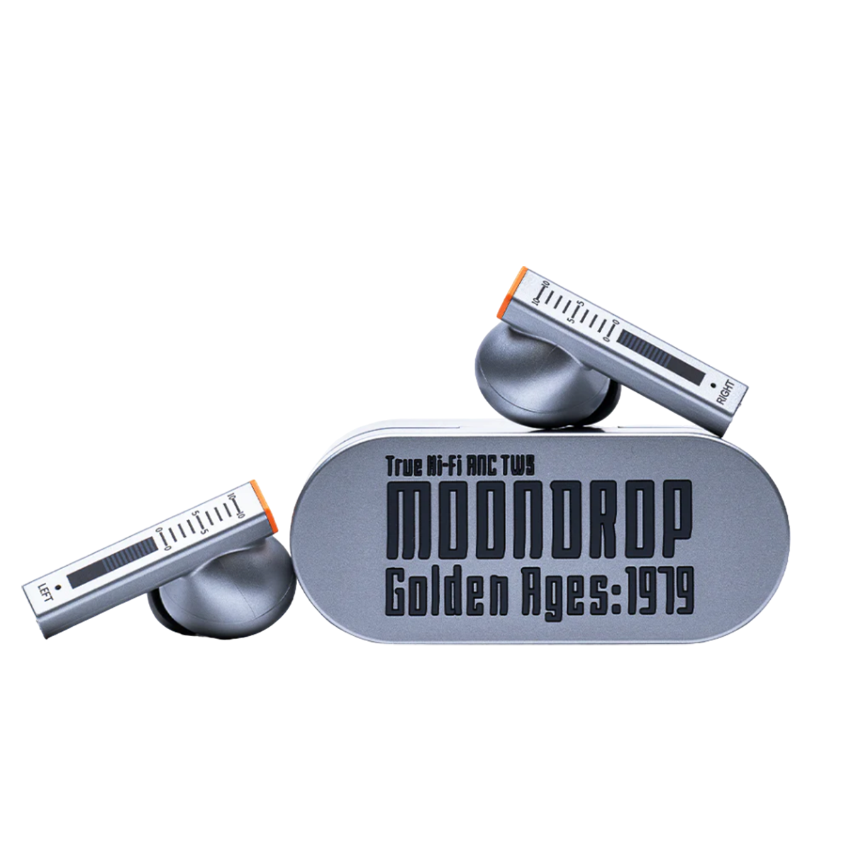 MoonDrop Golden Ages 1979 True Wireless Earbuds - HiFi Bluetooth 5.0 Earphones with ANC, 30H Playtime for Gym, Running, Travel & Work