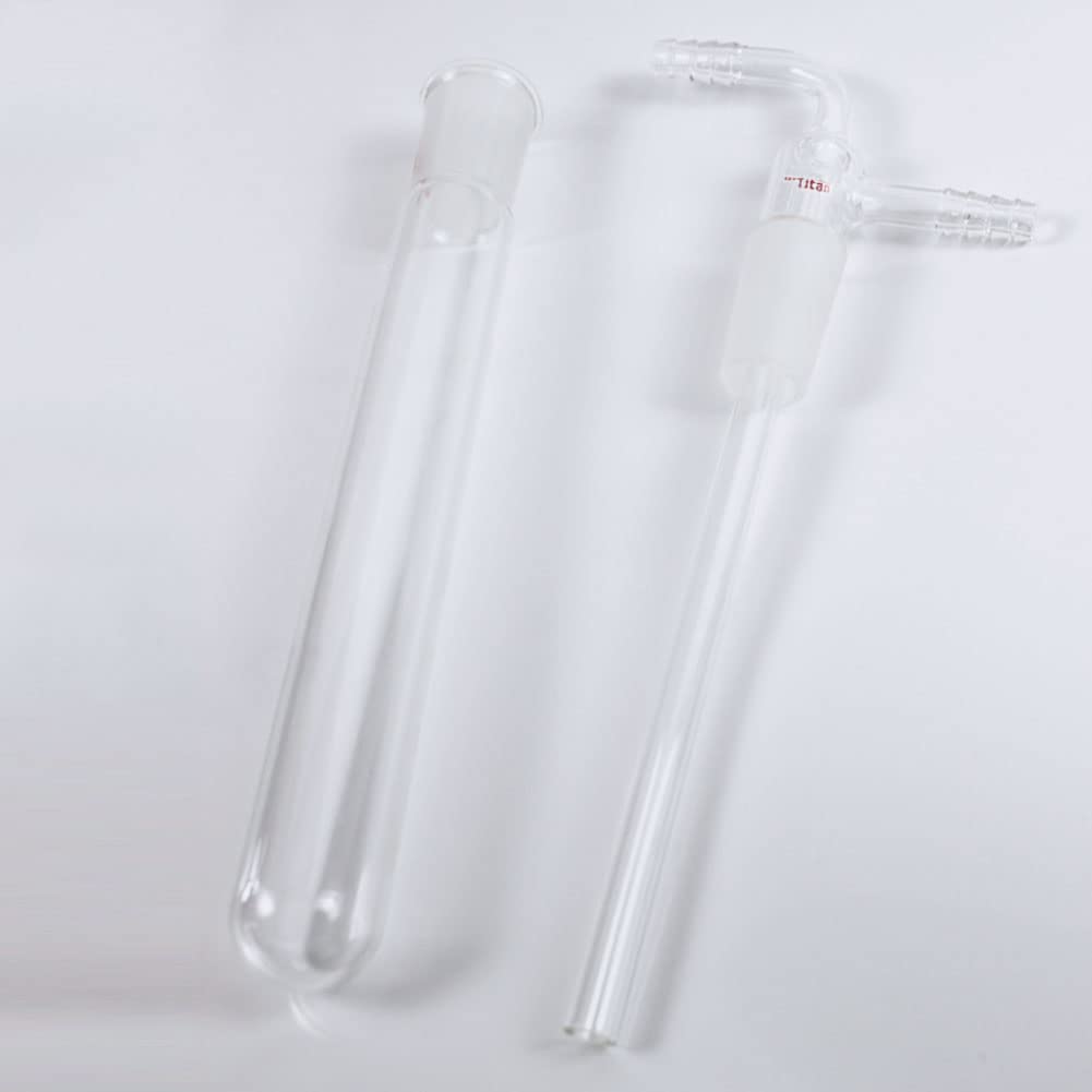 2-Part Glass Vacuum Cold Trap with 29/42 Joint - Lab Gas Washing Bottle for Efficient Solvent Removal | Ideal for Chemistry Labs, Distillation & Vacuum Filtration Systems