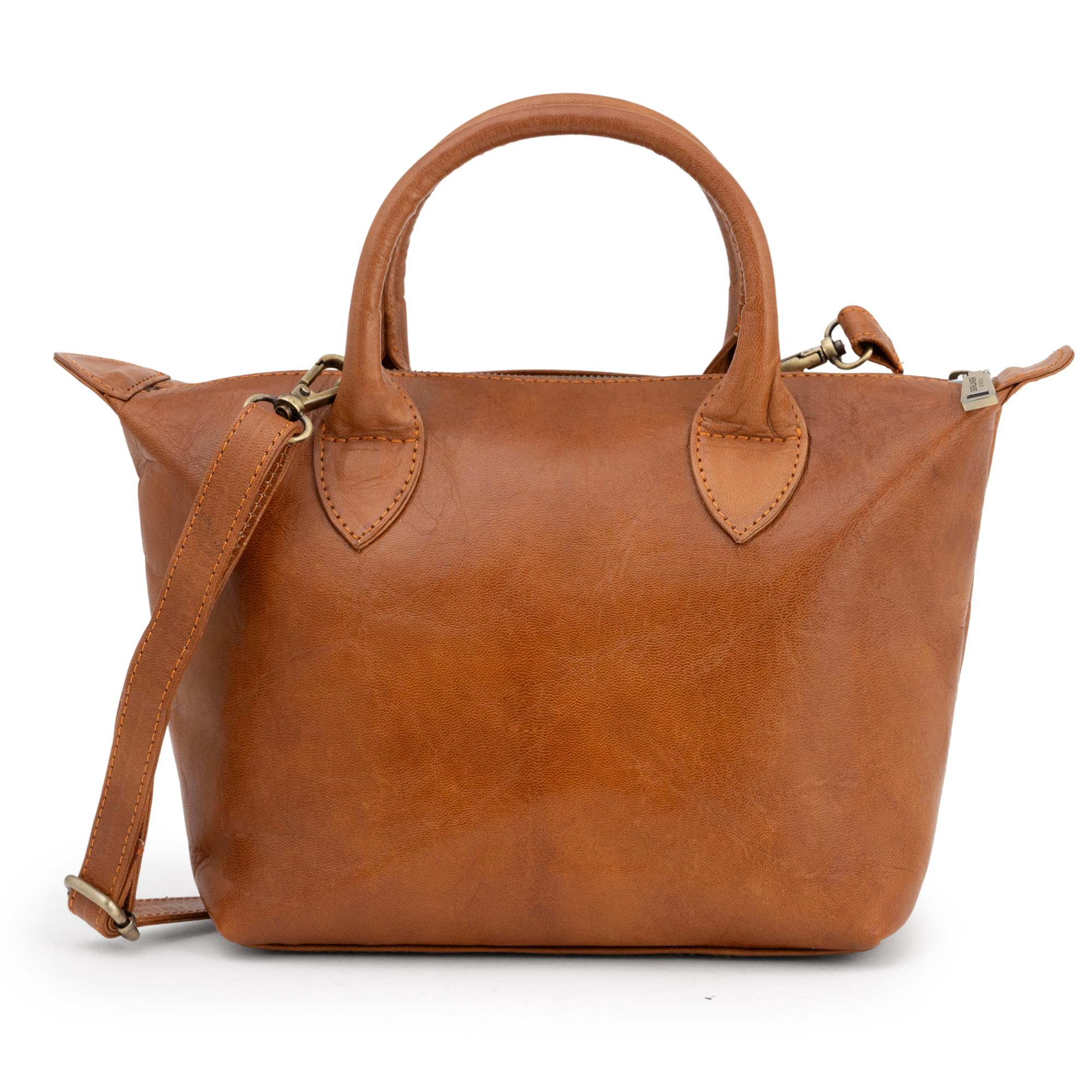 Vintage Leather Shoulder Bag for Women - Brown, Perfect for Daily Use & Travel