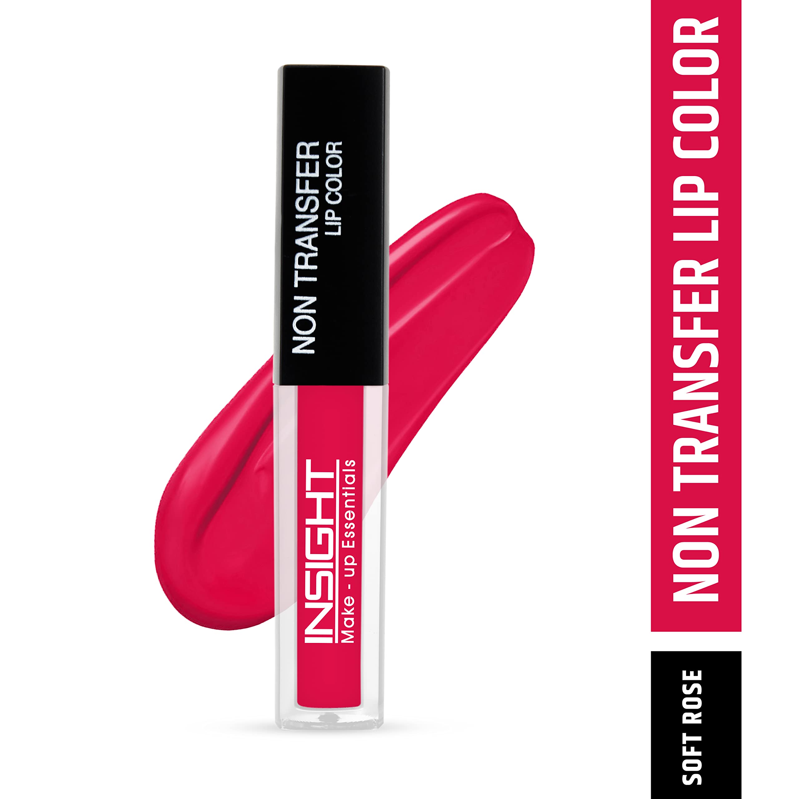 INSIGHT Non-Transfer Matte Lipstick Set - 4ml Soft Rose (#10) & Romance (#21) - Long Lasting Velvet Lip Color for Daily Wear & Special Occasions