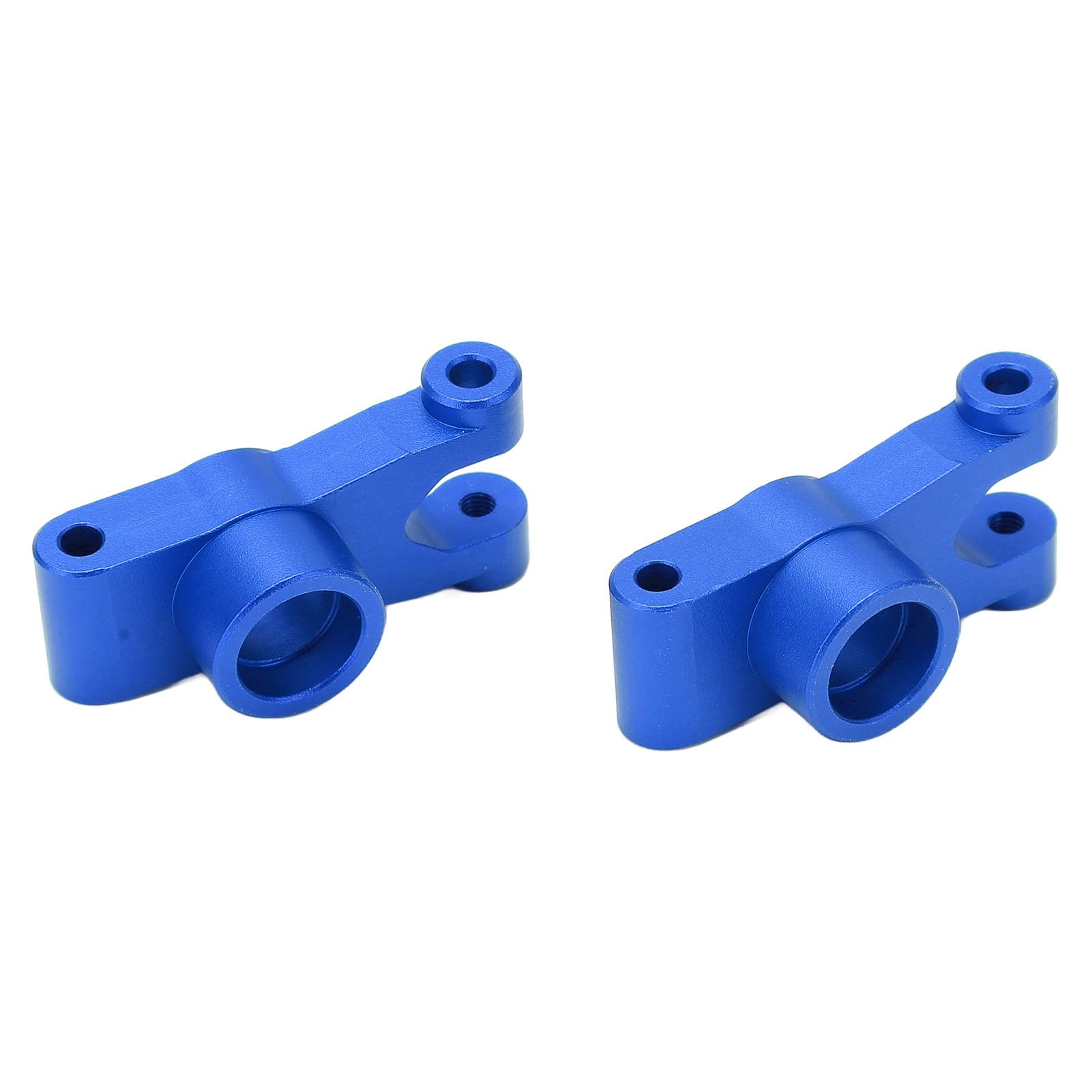 Durable Alloy RC Car Rear Hub & Axle Bracket - 2-Piece Set for Smooth Ride with Less Vibration (Blue) - Perfect for Off-Road RC Cars, Bashing & Racing Accessories