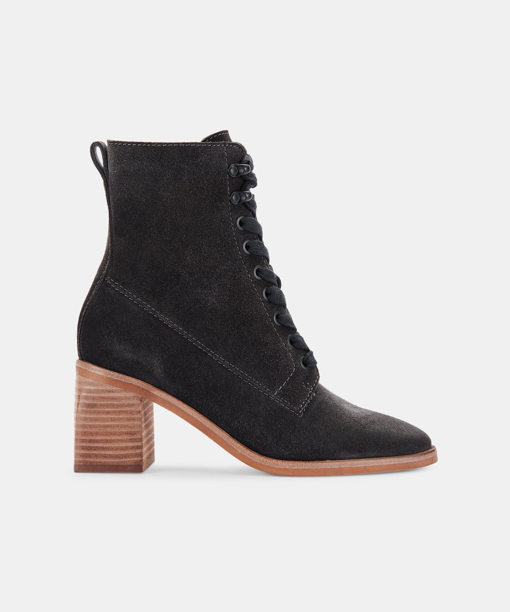 Iden Booties Anthracite Suede - Stylish & Comfortable Women's Ankle Boots for Fall & Winter | Perfect for Casual Outfits, Office Wear & Date Nights