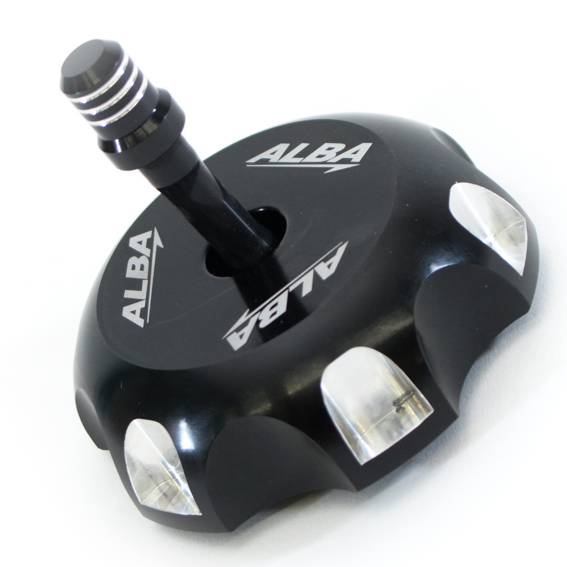 Polaris Trail Blazer 250 & 400 ATV Gas Cap - Black Aluminum for Off-Road Adventures