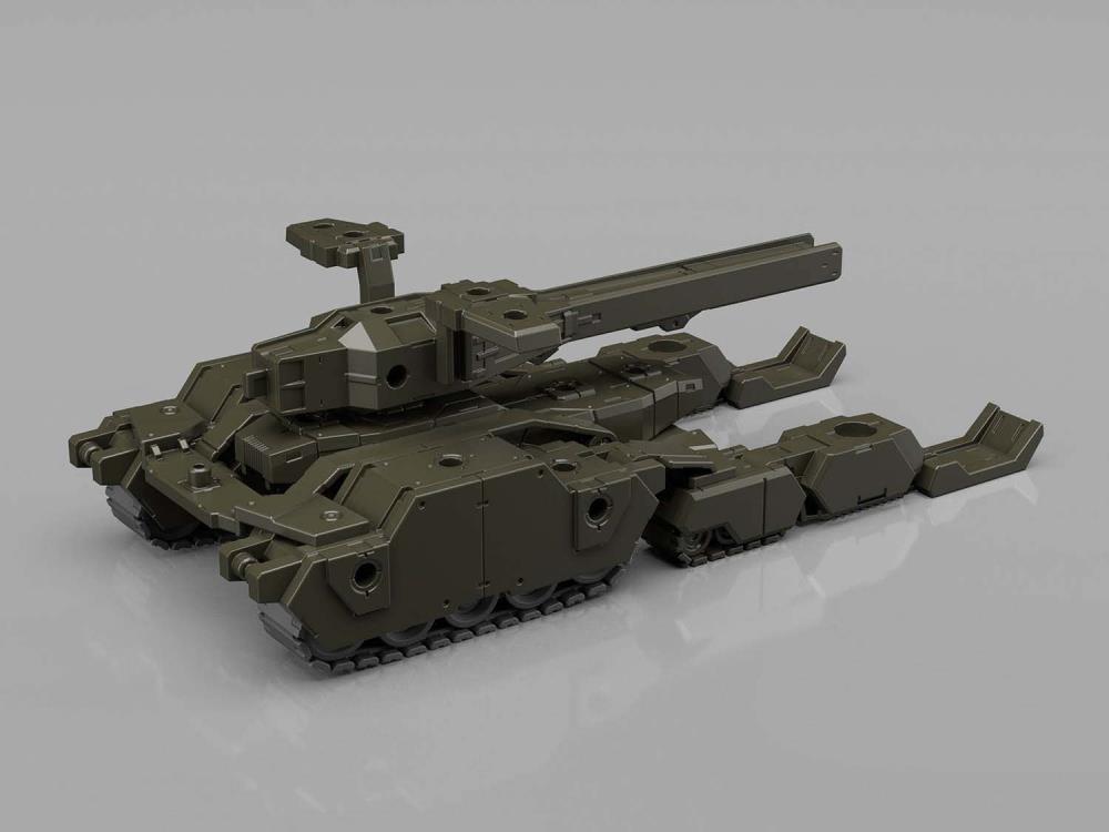 Bandai 30 Minutes Missions 30MM EV-03 1/144 Scale Extended Armament Vehicle Tank Model Kit (Olive Drab) - Perfect for Military Model Builders & Sci-Fi Hobbyists
