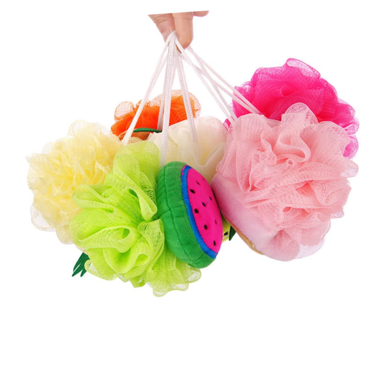 DOITOOL 8-Pack Exfoliating Shower Gloves & Body Scrub Sponges - Large Loofah Bath Ball for Deep Cleansing, Dead Skin Removal - Perfect for Spa, Home Bath & Gift Sets