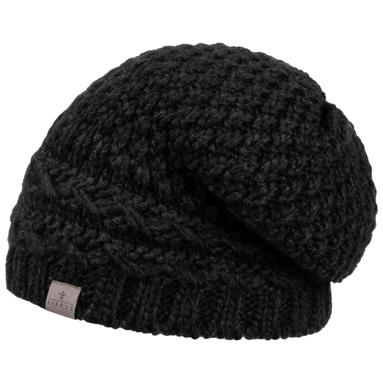 Lierys Pinea Oversize Knit Hat - Soft Chunky Cable Knit Beanie for Women & Men | Winter Warm Wool Hat for Outdoor Activities, Skiing & Snowboarding