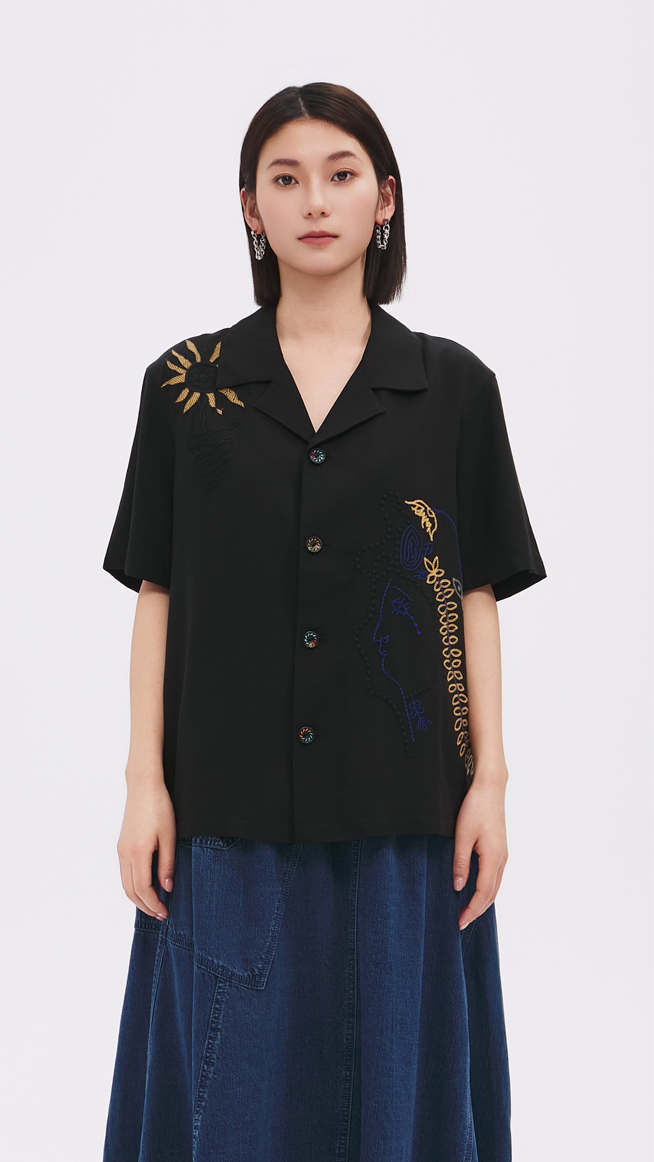 Stylish Patterned Shirt Jacket for Men & Women - Lightweight & Comfortable - Perfect for Casual Outfits, Layering, and Outdoor Adventures