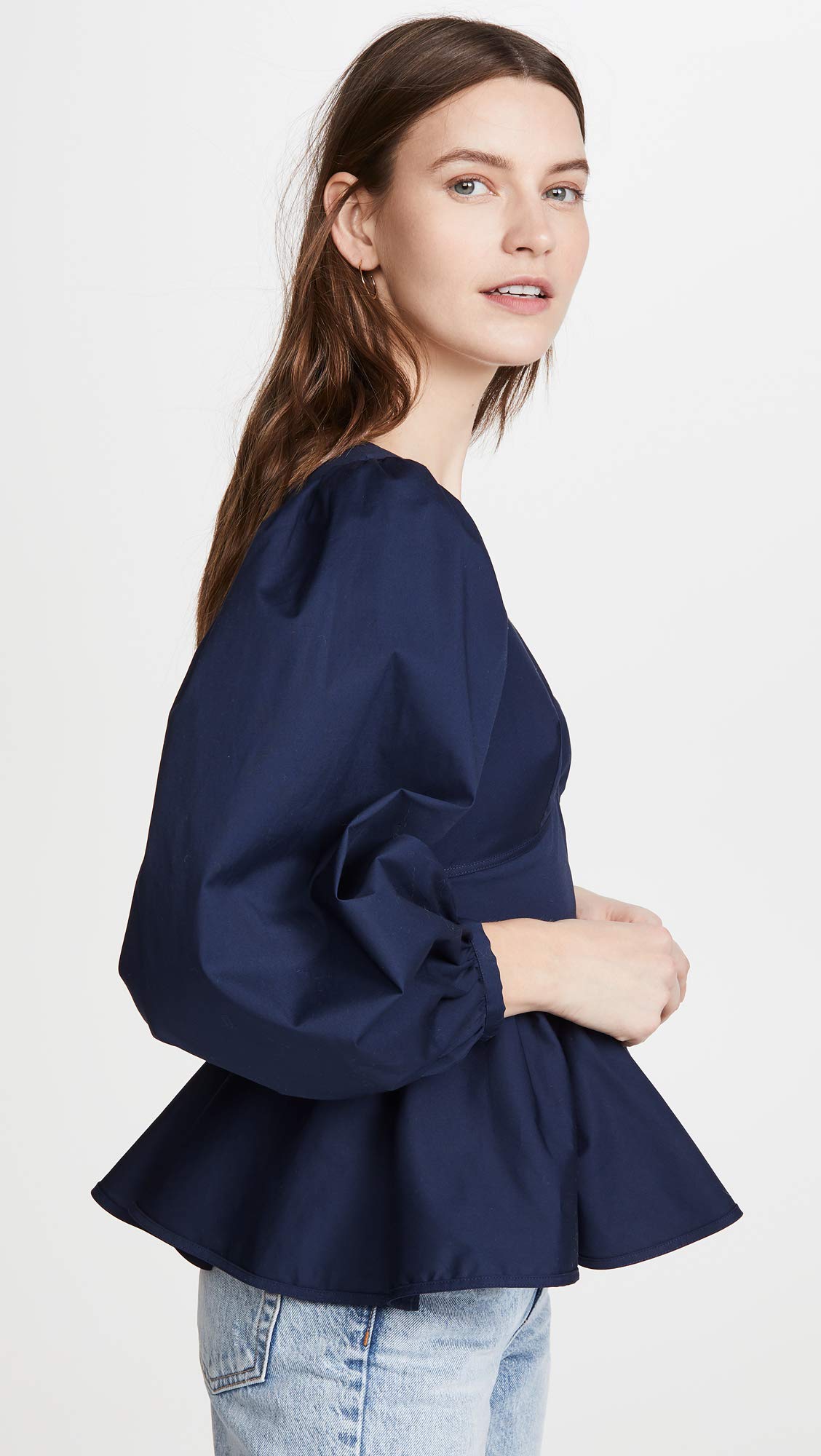 STAUD Women's Luna Top - Stylish & Comfortable Blouse for Casual & Office Wear | Perfect for Everyday Outfits & Professional Looks