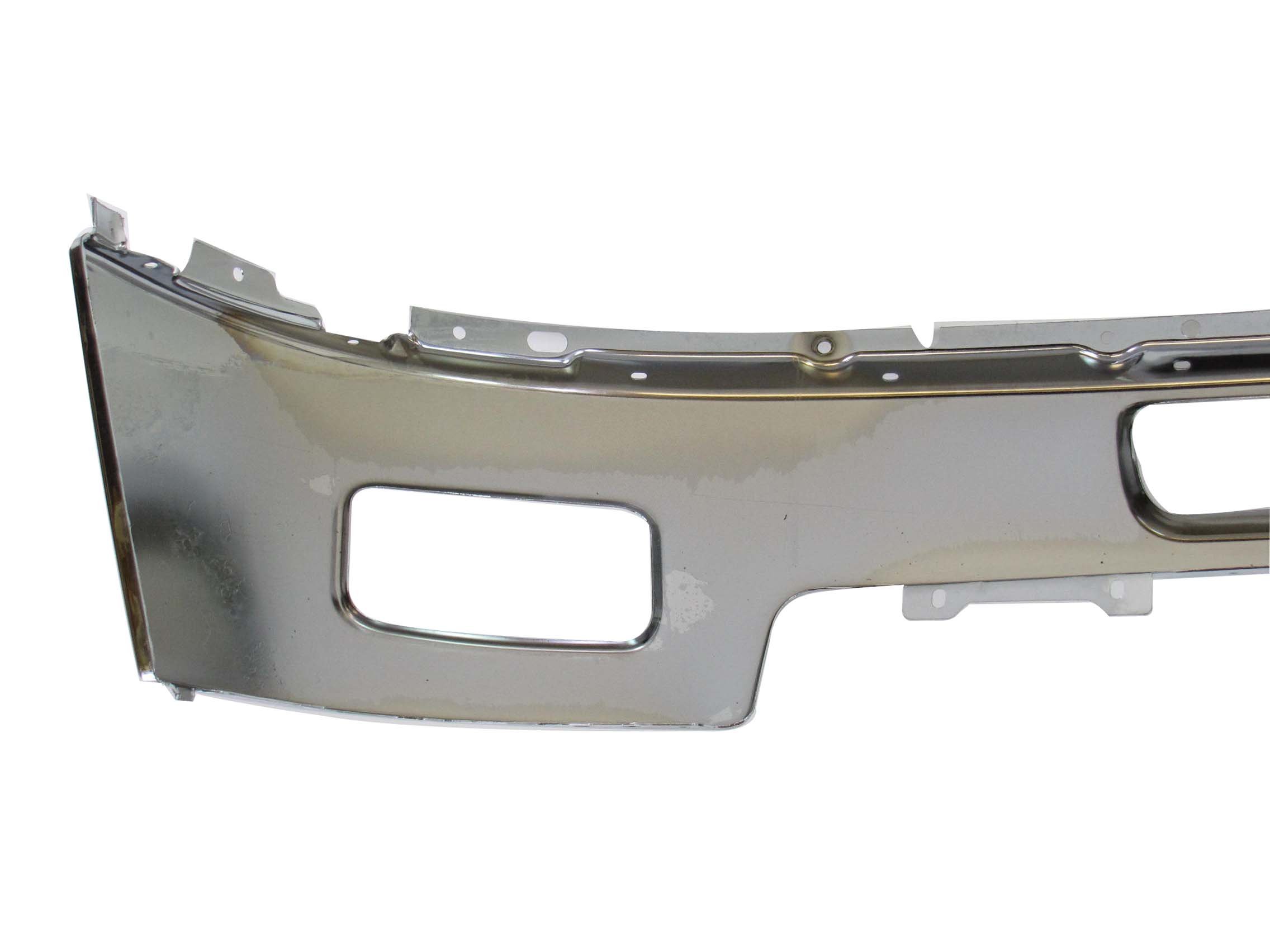 2011-2014 Chevy Silverado 2500HD 3500HD Chrome Front Bumper with Fog Light Holes - GM1002837 | Heavy Duty Truck Replacement Part for Off-Road & Towing