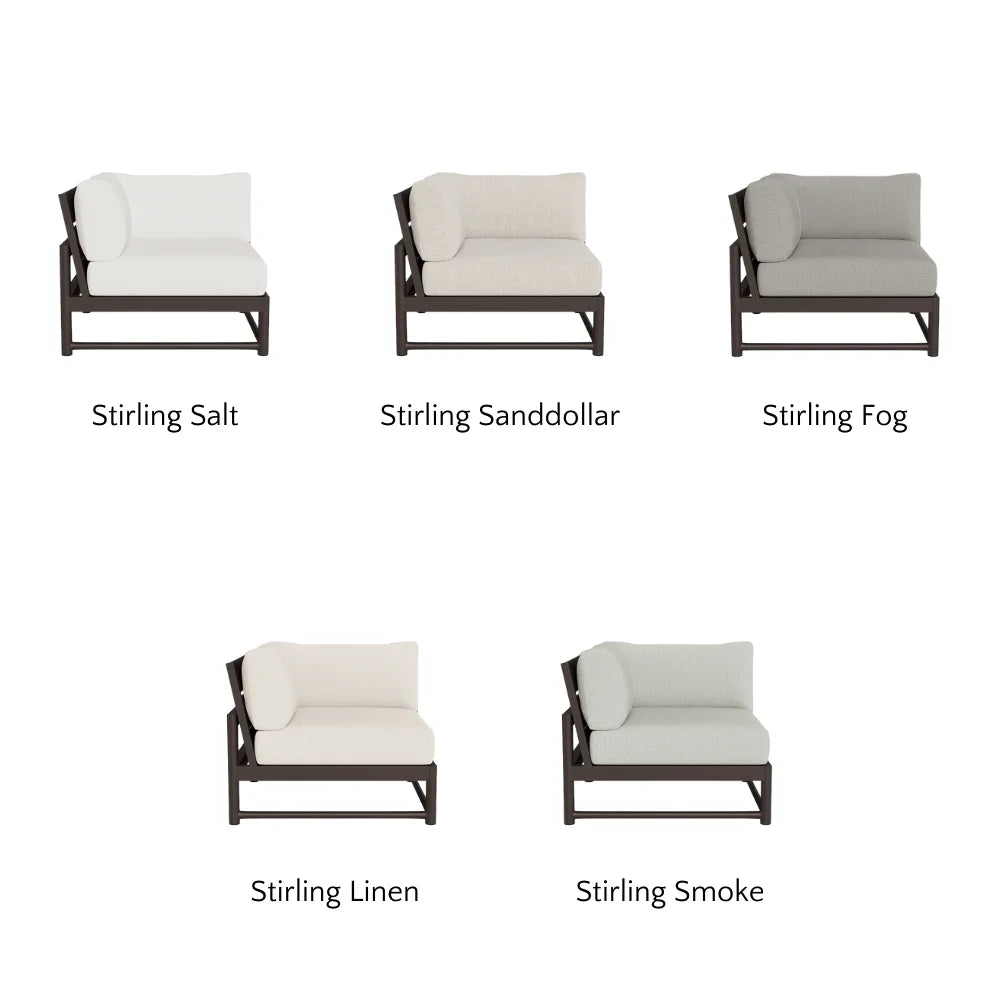 Breeze XL Outdoor Corner Sectional Sofa - Waterproof Patio Furniture Set with Cushions for Backyard, Poolside & Garden Relaxation