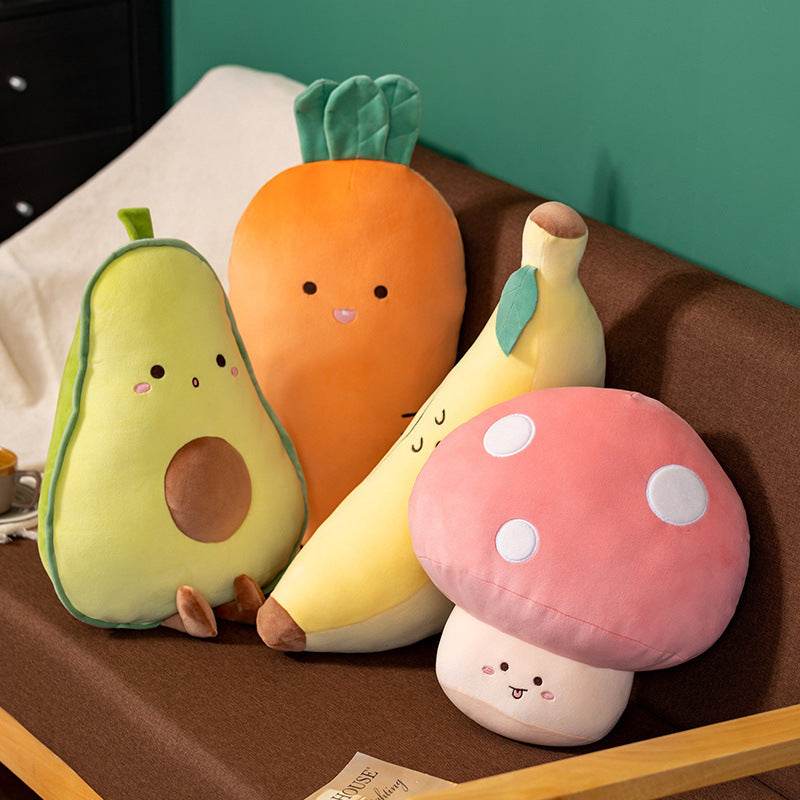 YummiKawaii Kawaii Fruity Plush Toy - Cute Fruit Plushies for Girls Bedroom Decor, Kawaii Gifts & Anime Collection