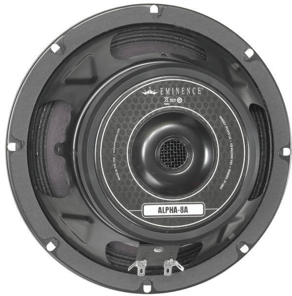 Eminence Alpha 8A 8 Ohm 125W Professional Audio Woofer Speaker for PA Systems, Guitar Amps & Studio Monitors - High Power Bass Performance for Live Music & Recording