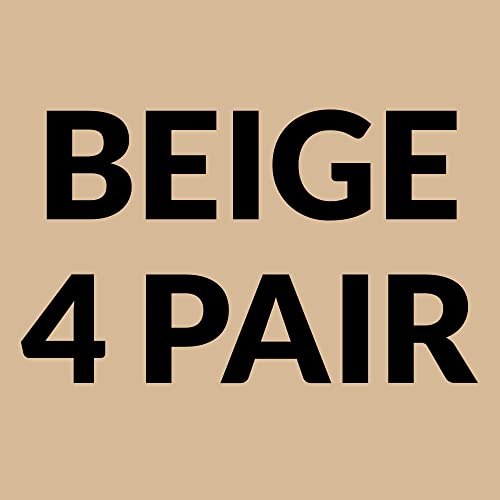 Beige ( 4 Pairs)