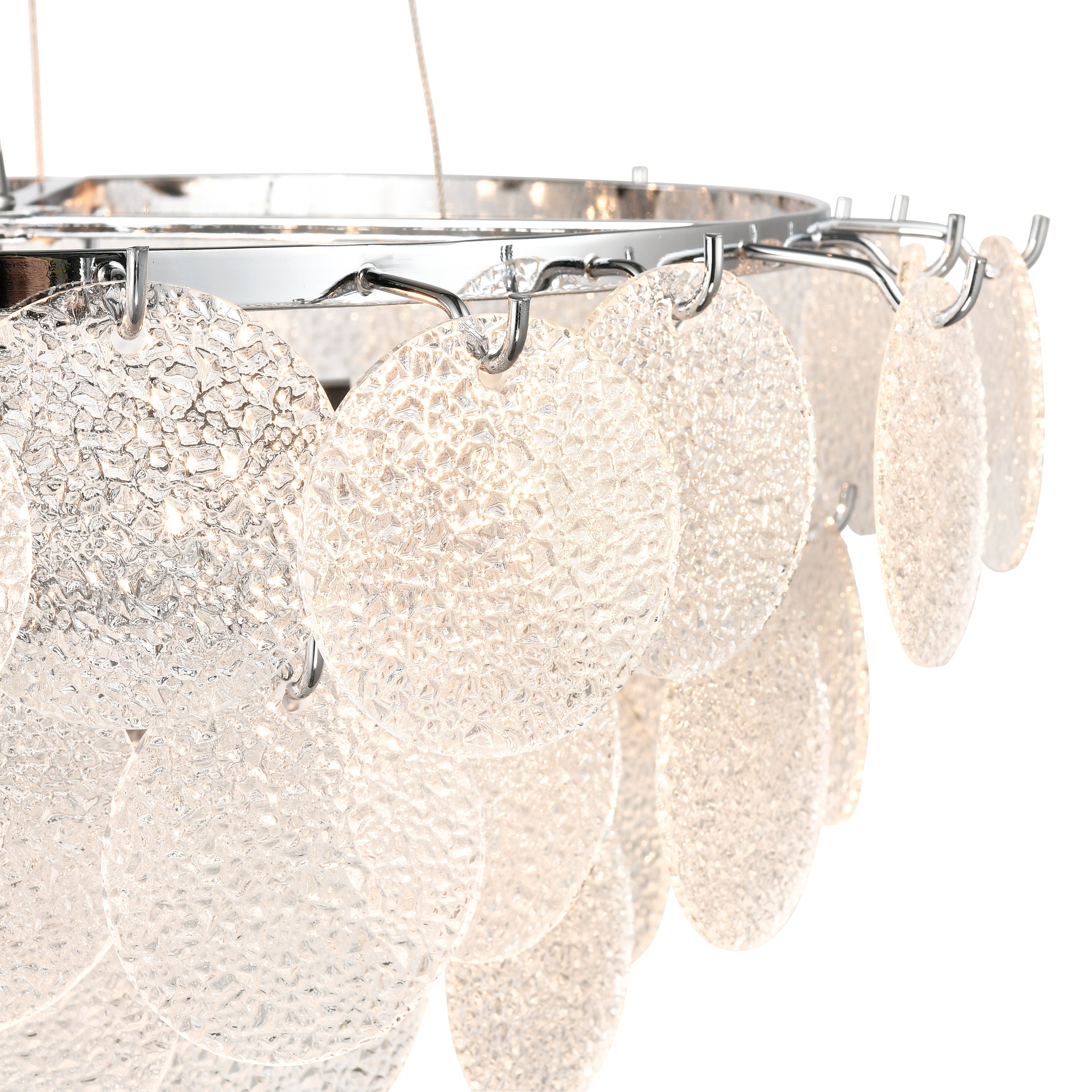 Elegant Crystal Chandelier Lighting Fixture - Modern Ceiling Light for Dining Room, Bedroom & Living Room Decor | Perfect for Home, Wedding & Luxury Interior Design