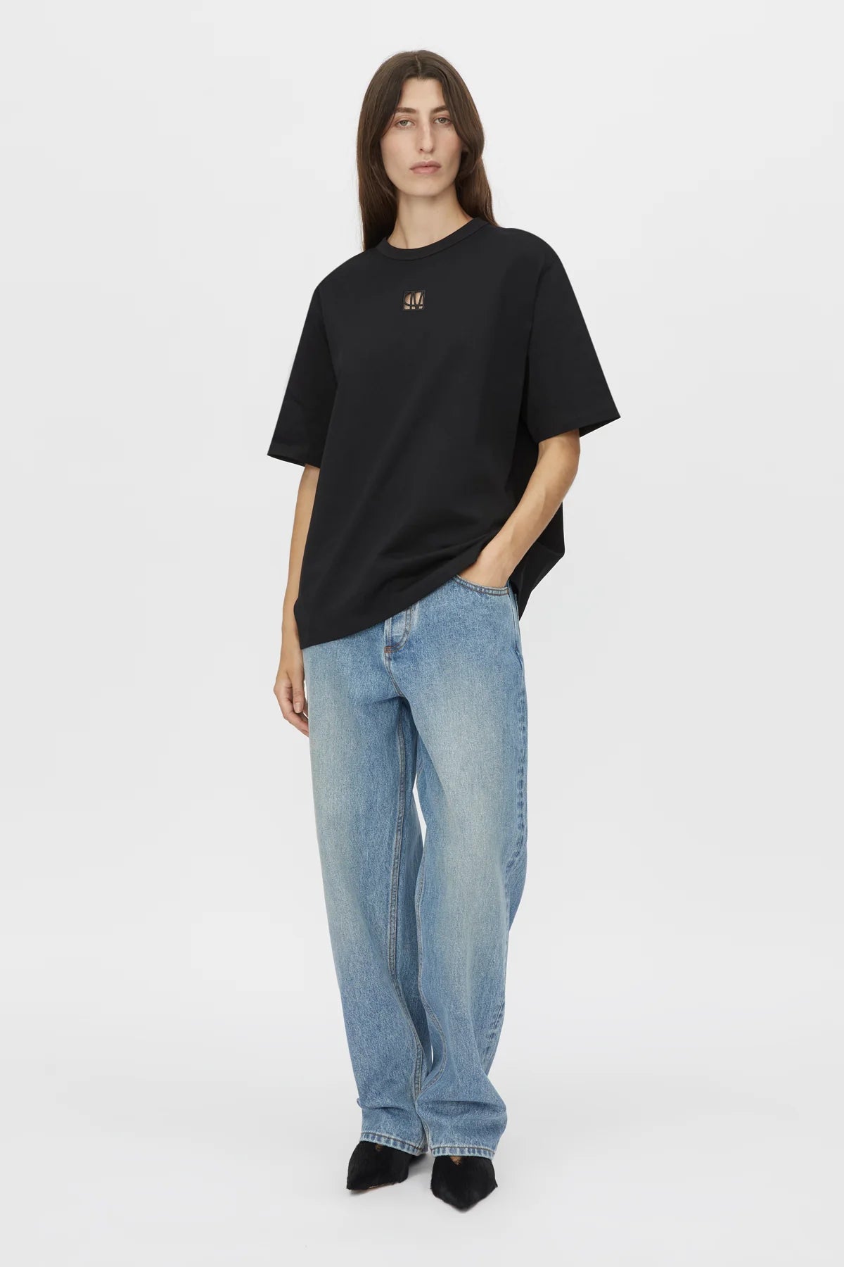 Bloom Embroidered T-Shirt for Women - Soft Cotton Casual Tee with Floral Embroidery - Perfect for Everyday Wear, Outings & Layering