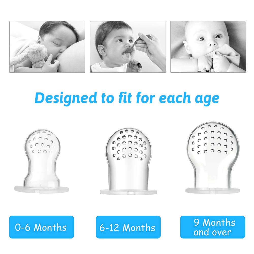 **Tinabless Organic Baby Teething Toys & Fresh Food Feeder Set - Natural Chew Toys for Infants, 2 Teethers + 1 Feeder with 3 Silicone Sacs | Perfect for Soothing Sore Gums & Introducing Solid Foods**