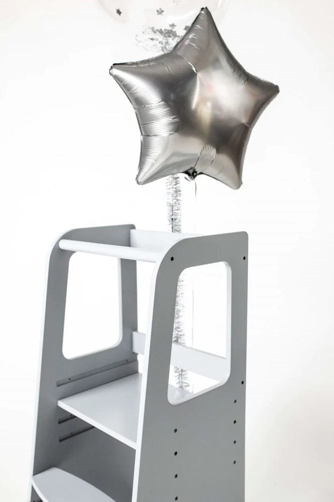 Montessori Toddler Tower - Adjustable Learning Step Stool for Kids - Safe & Sturdy Kitchen Helper for Toddlers - Perfect for Baking, Cooking & Learning Independence