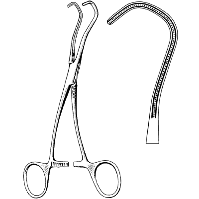 DeBakey Derra Atraumatic Surgical Clamp 6 3/4 Inch - Precision Vascular Instrument for Delicate Procedures - Ideal for Cardiovascular and Microsurgery Applications