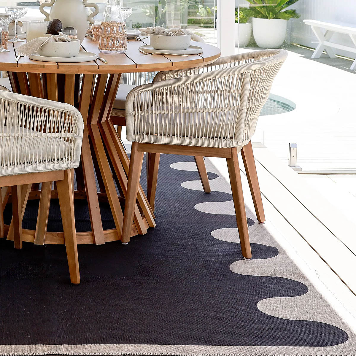 Jig New Jute Rug - Natural Eco-Friendly Handwoven Area Rug for Living Room, Bedroom & Home Decor | Soft & Durable Floor Mat