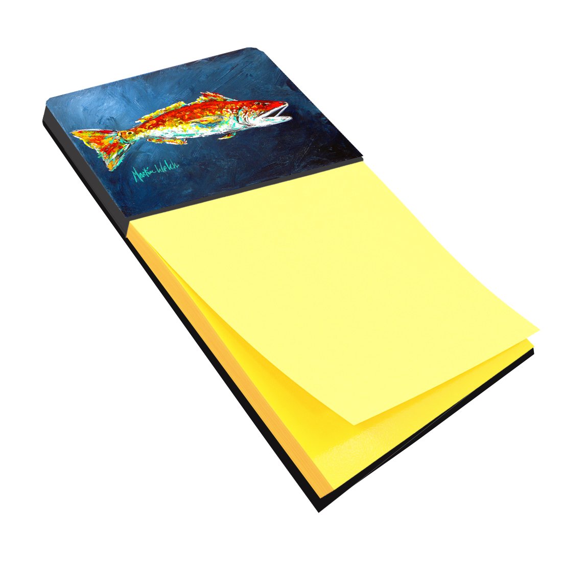 Red Fish Sticky Note Holder & Post-it Dispenser - 3.25