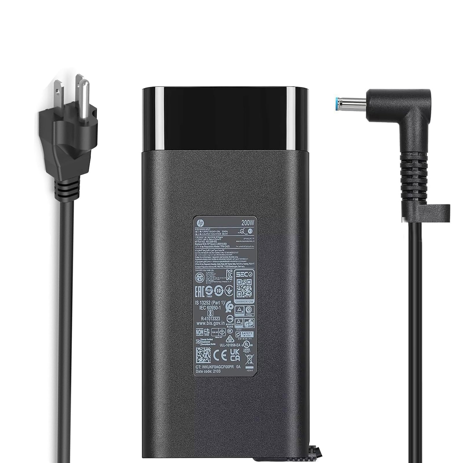 200W AC Power Adapter Charger for HP OMEN 15/16/17, Pavilion G5-G8, ZBook 17 G3-G5 Series - Compatible with L73385-001 ADP-200HB B - Perfect for Gaming, Work & Travel Use