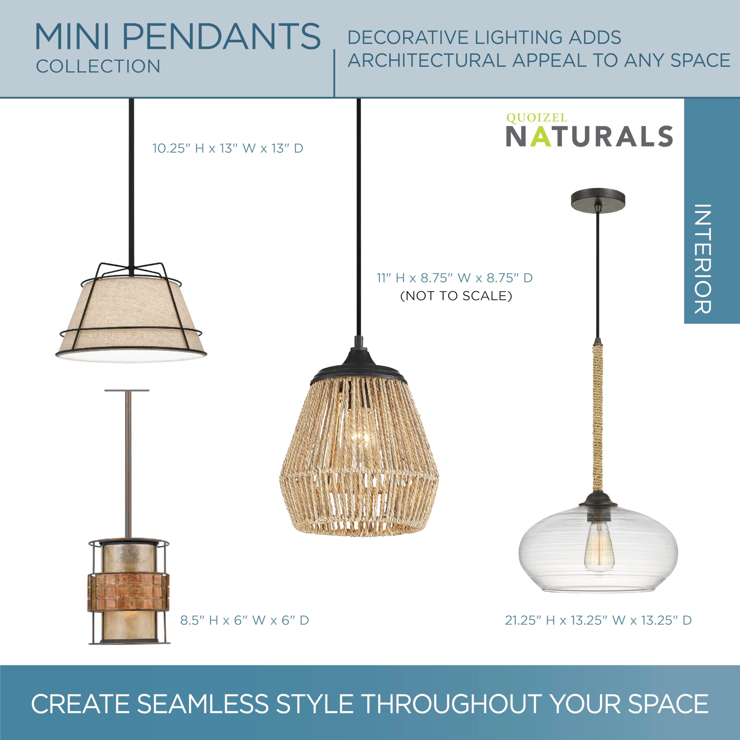 Quoizel Merino Mini Pendant Light - 13