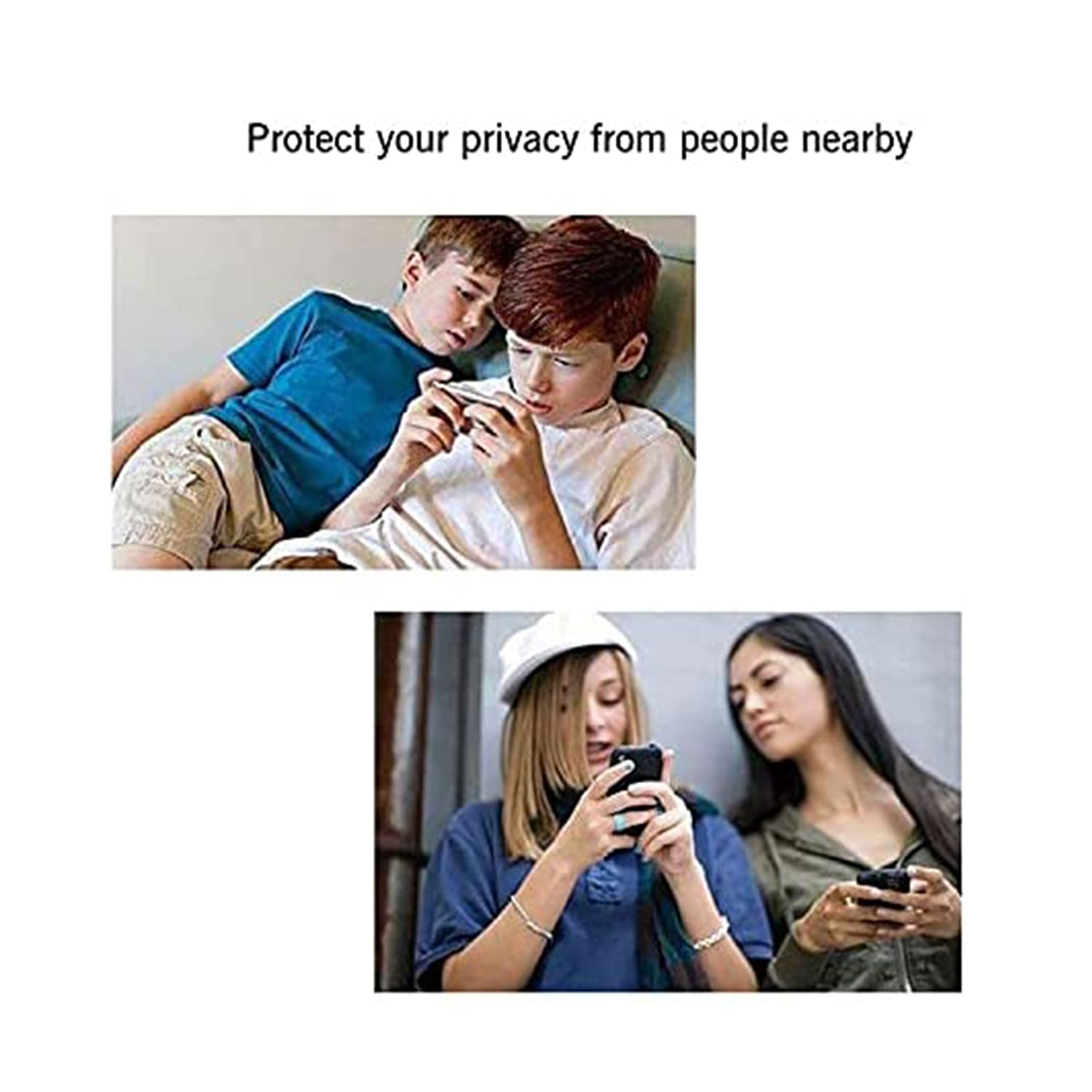 Ailun 2-Pack Privacy Screen Protector for iPhone 16e/14/13/13 Pro (6.1 Inch) - Anti-Spy Tempered Glass, Anti-Scratch, Case Friendly - Perfect for Office, Travel & Personal Data Protection