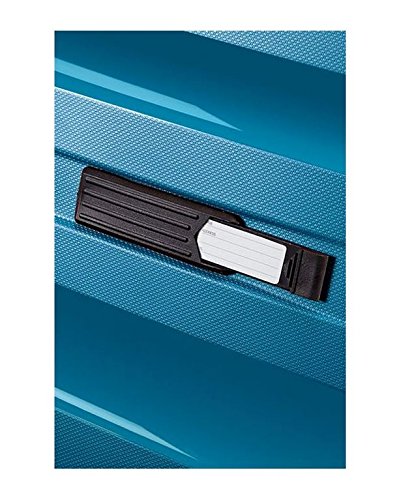 American Tourister Seaport Blue Carry-On Luggage 75 cm (91 L) - Lightweight Spinner Suitcase for Air Travel, Weekend Trips & Business Travel