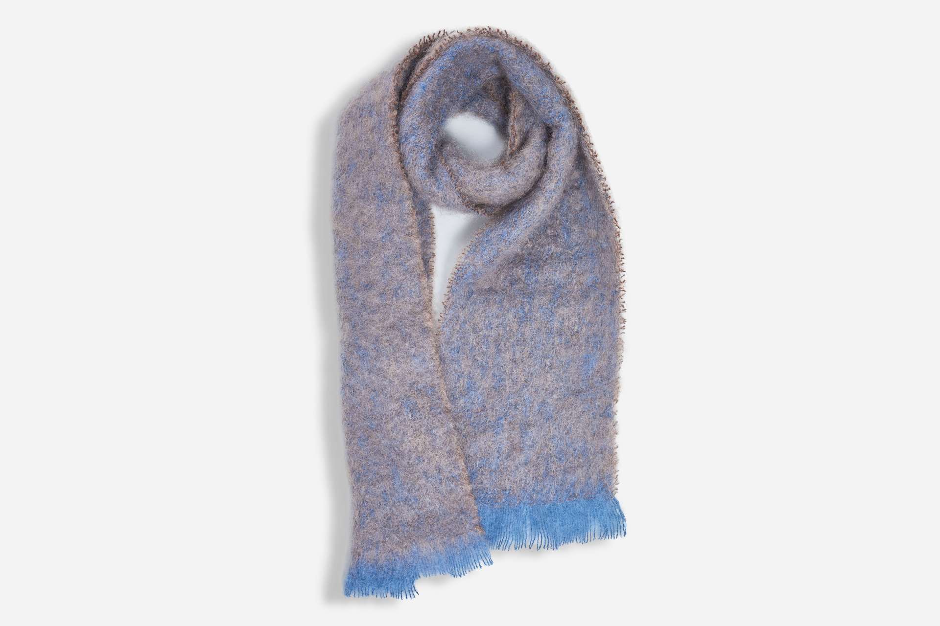 Soft & Warm Cocoa Clash Mohair Scarf - Luxury Winter Accessory for Women & Men - Perfect for Cold Weather, Office & Date Nights