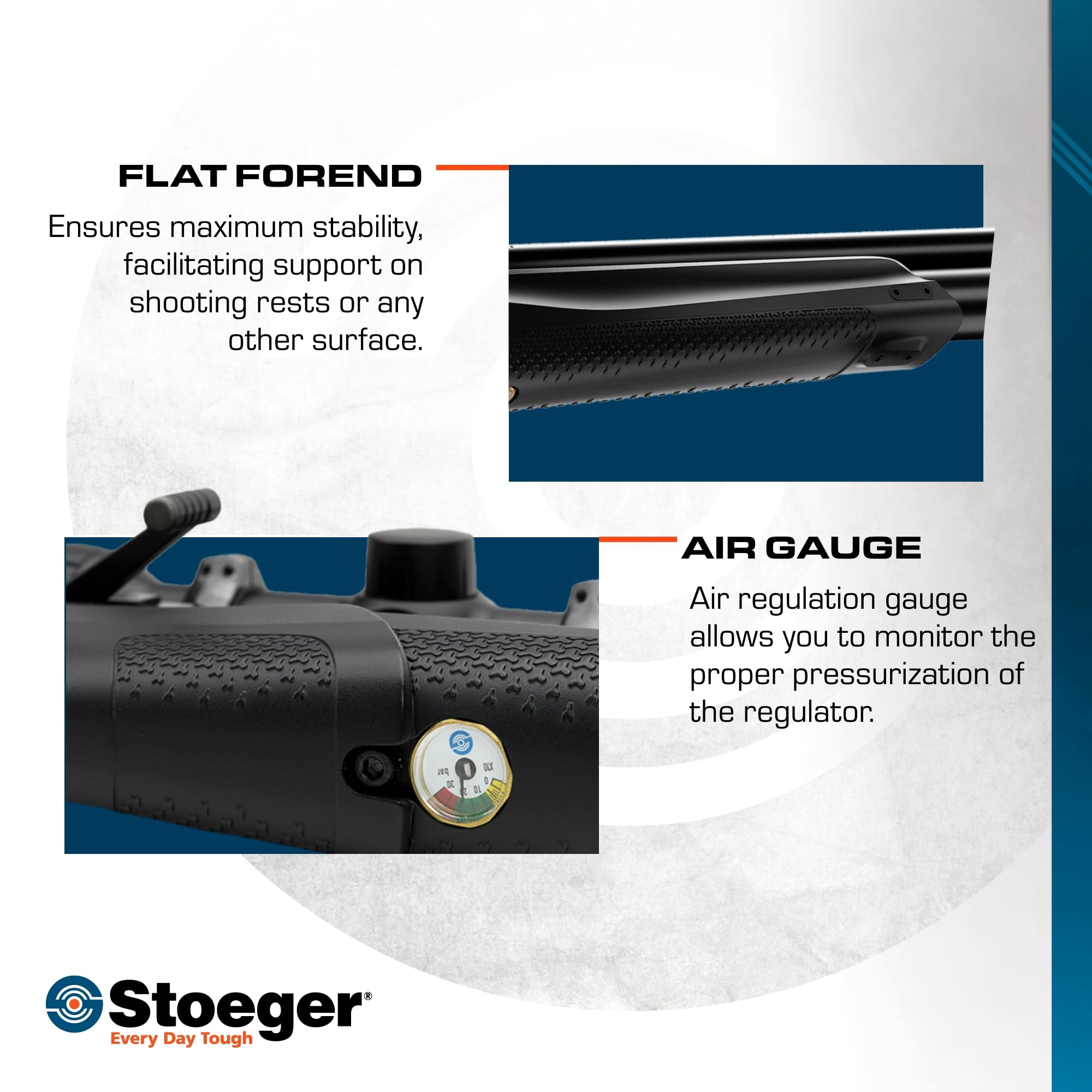 Stoeger XM1 Scout PCP Air Gun - .25 Caliber - Black Synthetic Stock with Adjustable Pull - Perfect for Hunting, Target Shooting & Outdoor Adventures