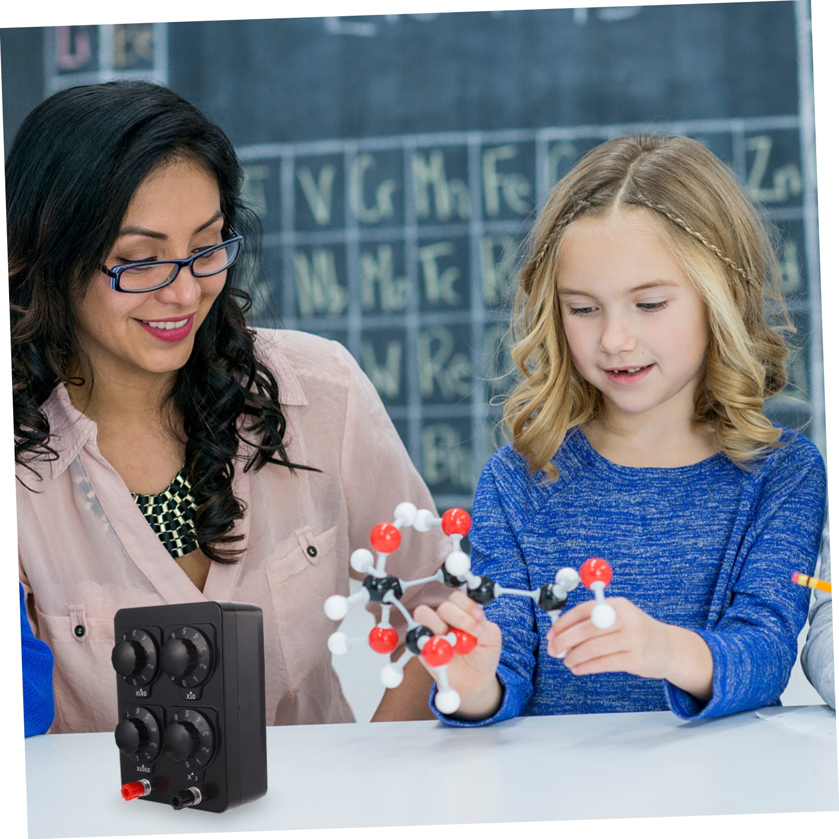 Gatuida Variable Resistor Box - Adjustable Resistance Tool for Electronics Experiments & Circuit Testing | Perfect for DIY Projects, Physics Labs & Electrical Engineering Education
