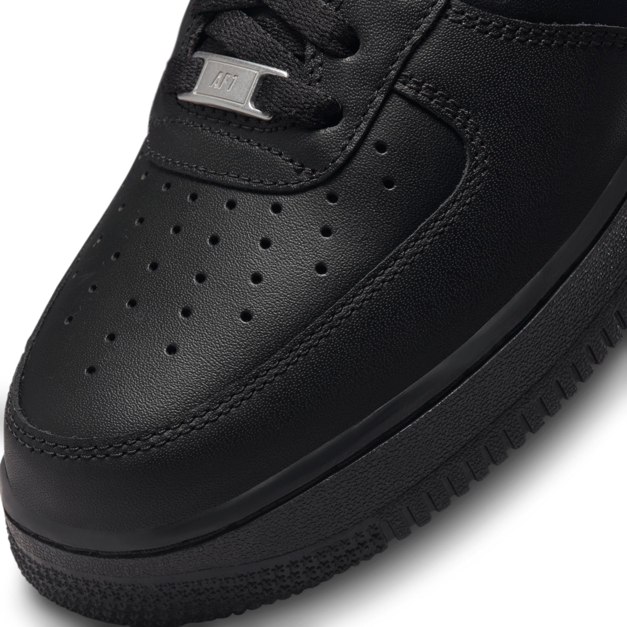 Nike Air Force 1 '07 Triple Black Sneakers - Men's/Women's Basketball Shoes for Casual Wear, Street Style & Everyday Comfort