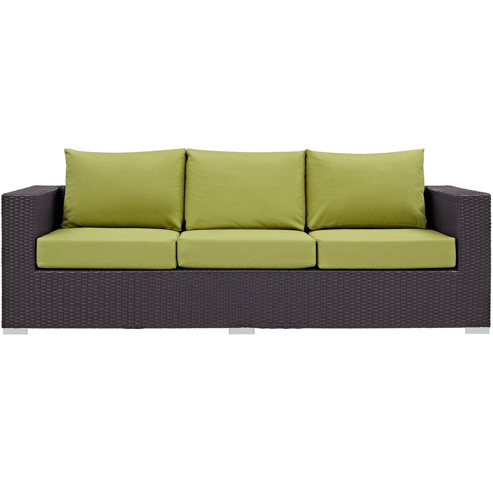 Convene Outdoor Patio Sofa Set - Waterproof Wicker Furniture for Backyard, Garden & Poolside - Comfortable All-Weather Lounge Seating for Relaxing Outdoors