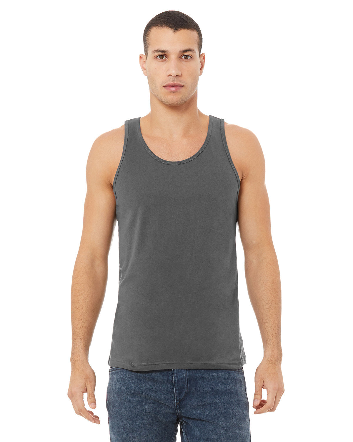 Bella + Canvas 3480 Unisex Jersey Tank Top - Soft Cotton Comfort Fit for Men & Women - Perfect for Gym, Beach & Summer Outfits