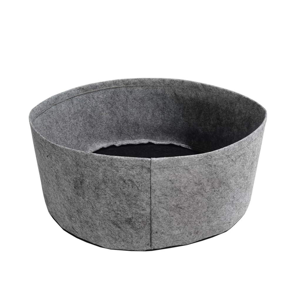 50 Gallon Franterd Vegetable Grow Bags - Breathable Felt Planter Pots for Potatoes, Carrots & Onions | Durable Garden Planting Containers for Outdoor & Indoor Gardening (Gray)