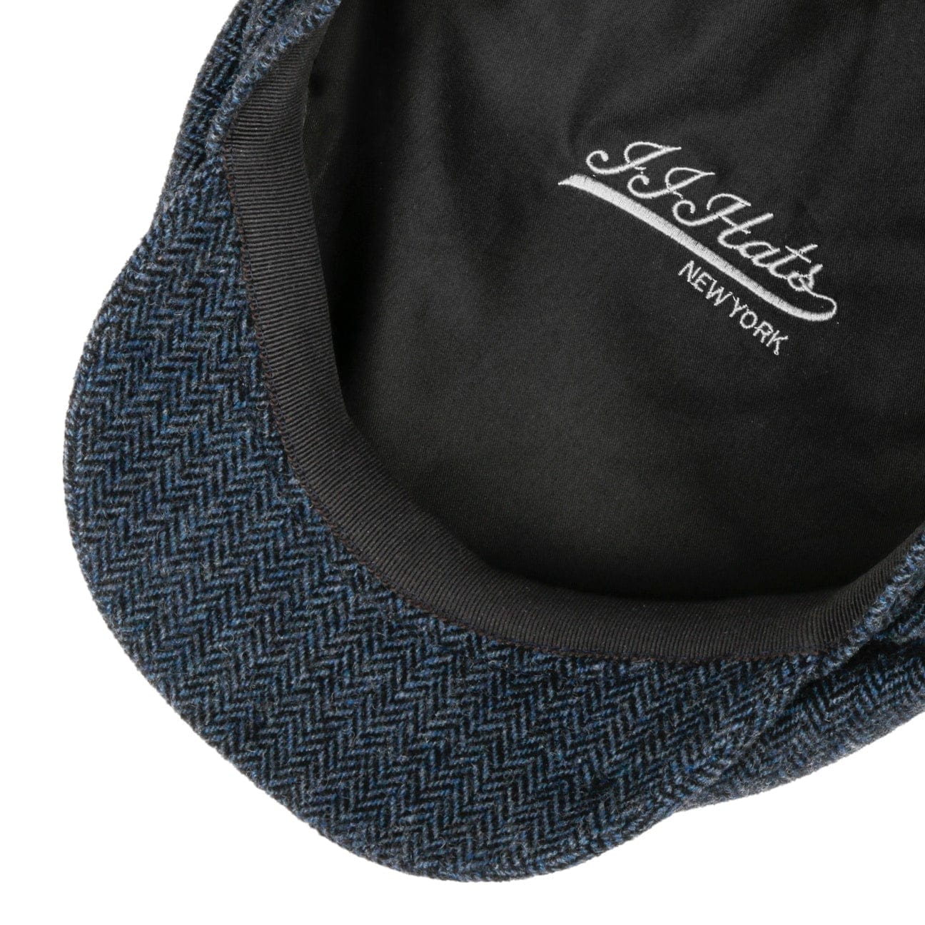 JJ Hats Men's Herringbone Driver Cap - Classic Vintage Style Flat Cap for Casual Wear, Golf, Outdoor Activities & Travel