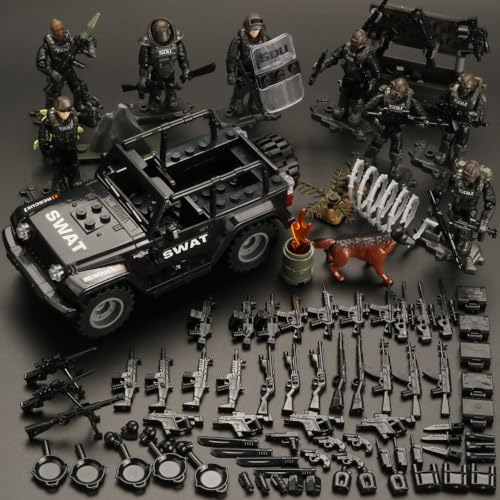 Car + 7 Soldiers + Arsenal+ Weapons Pack