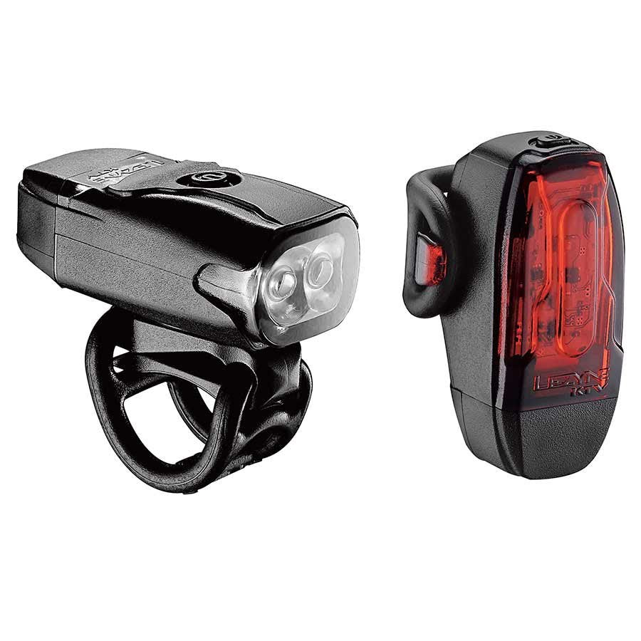 Lezyne KTV Drive Light Set - High-Performance Bike Lights for Night Riding, Commuting & Safety - USB Rechargeable LED Cycling Lights for Road & Mountain Bikes