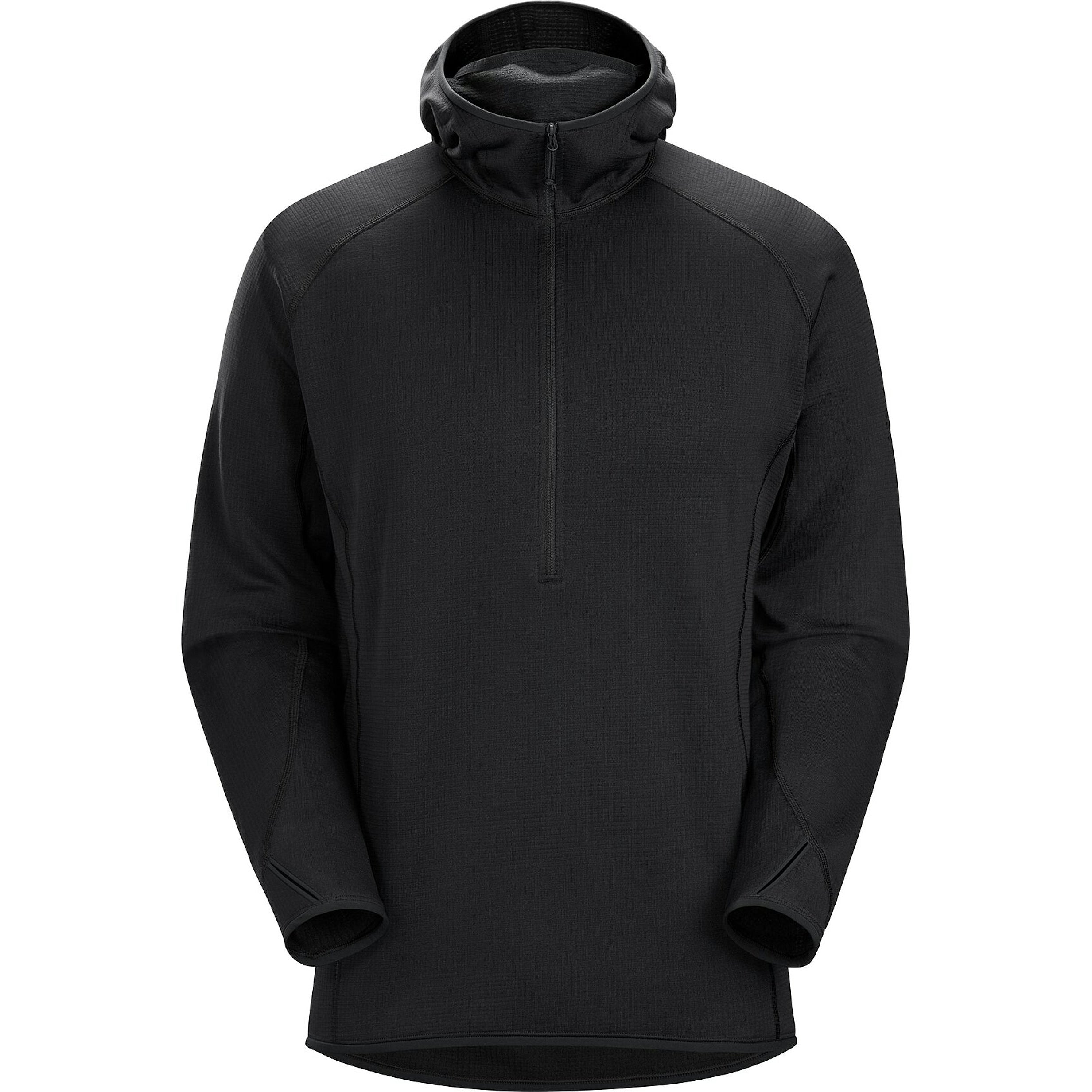 Arc'teryx LEAF Delta AR 1/2 Zip Neck Hoody for Men - Lightweight Mid Layer Fleece Jacket (Like New) | Hiking, Camping & Outdoor Activities