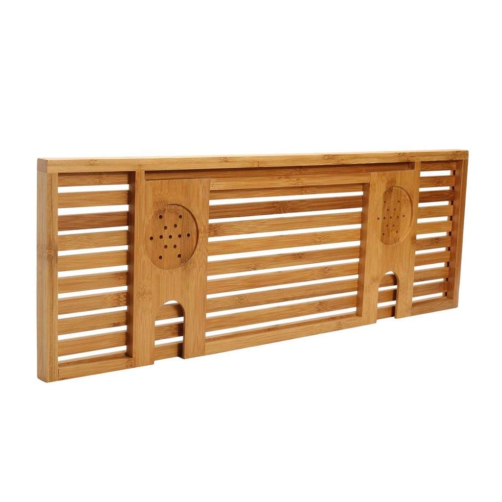 Handmade Wooden Bathtub Tray - Luxury Vanity Tray for Bathroom with Tablet & Book Holder - Perfect for Relaxing Baths, Spa Days & Home Decor Accessories