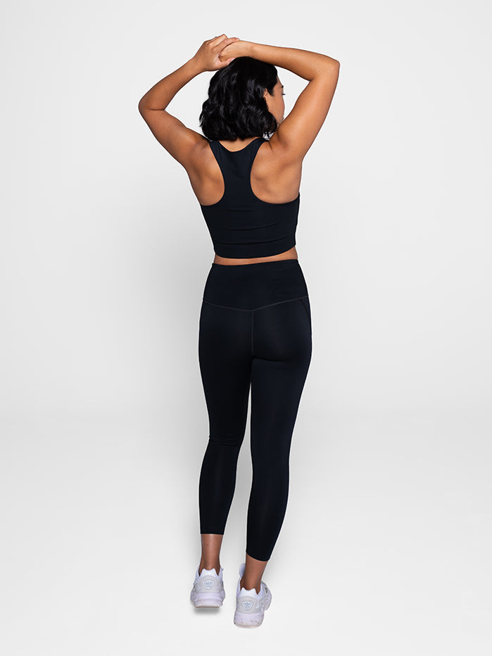 Girlfriend Collective High Waist Compressive 7/8 Leggings for Women - Perfect for Yoga, Running & Workouts