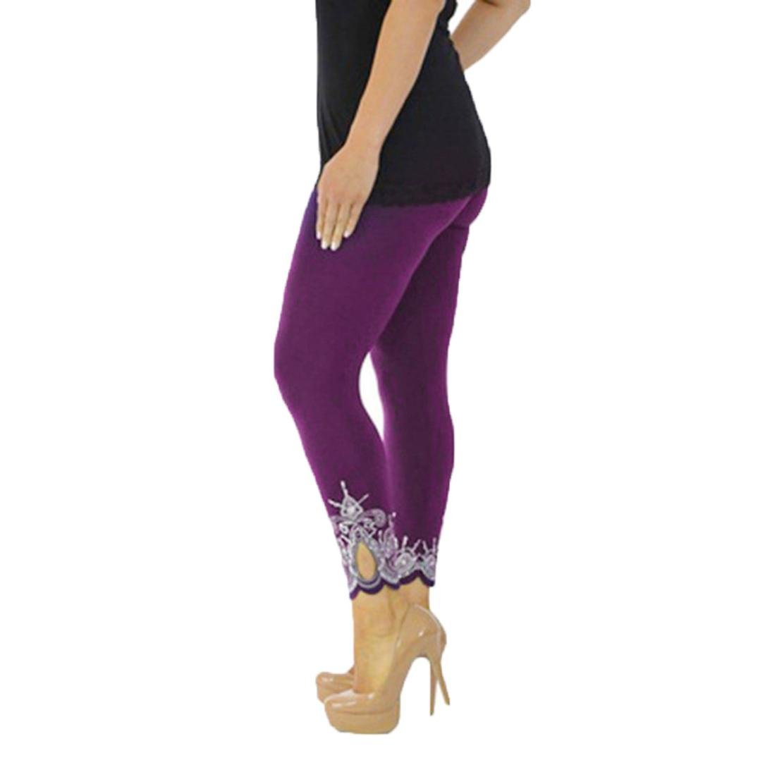 Plus Size Women's Yoga Pants - Gillberry High Waisted Tummy Control Workout Leggings for Running, Exercise & Gym | Stretchy Athletic Capris for Yoga, Pilates & Casual Wear