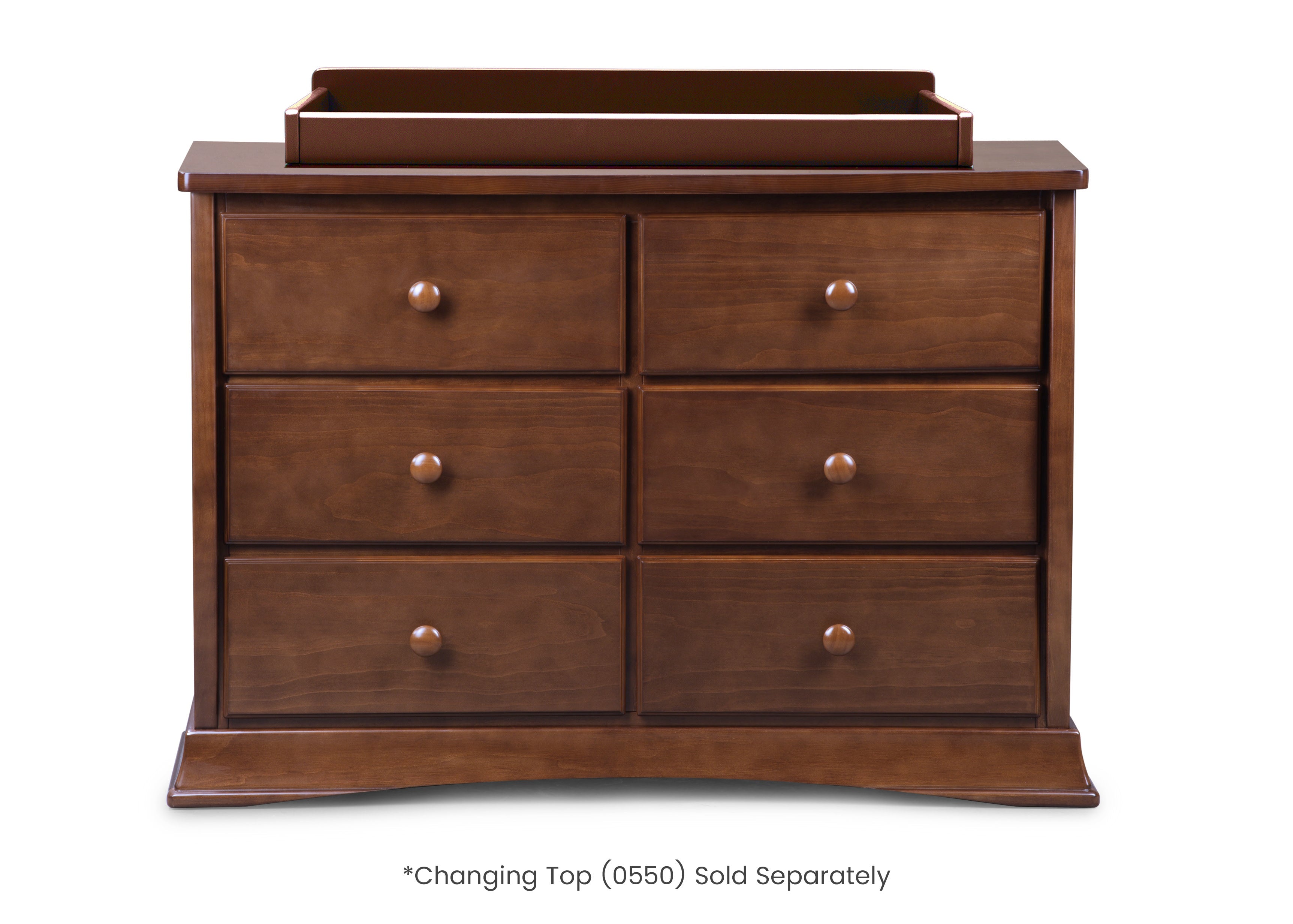 Stylish Bentley 6-Drawer Wooden Dresser for Bedroom - Modern Storage Chest with Smooth Gliding Drawers | Perfect for Master Bedroom, Guest Room & Nursery Organization