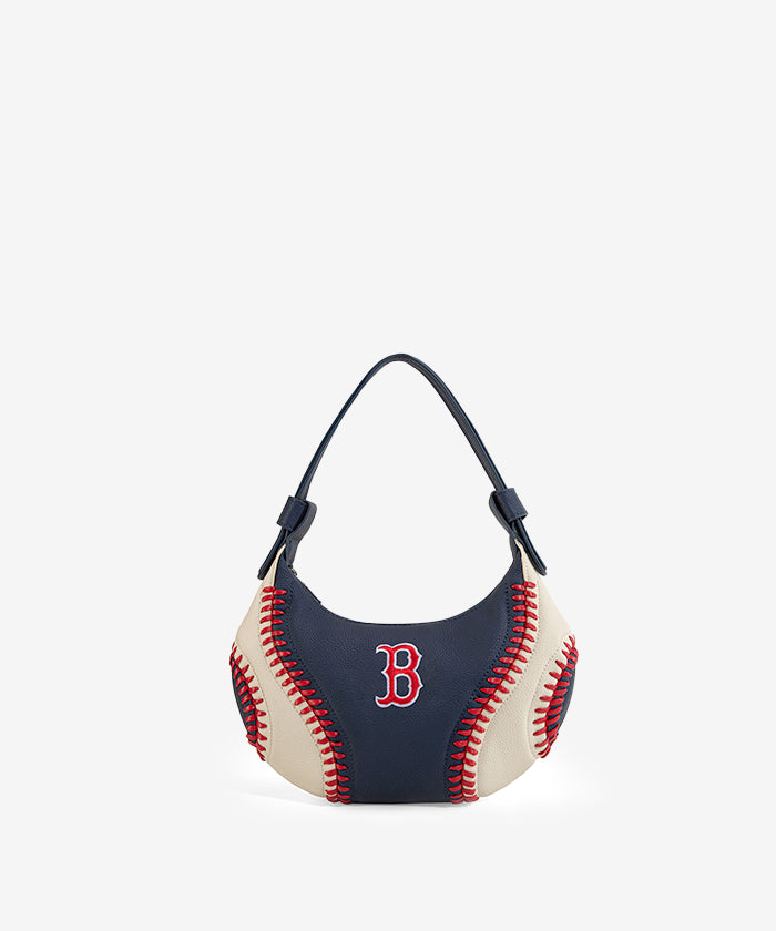 MLB Boston Red Sox Team Hobo Bag - Official Licensed Baseball Shoulder Bag for Women & Men - Perfect for Games, Travel & Daily Use
