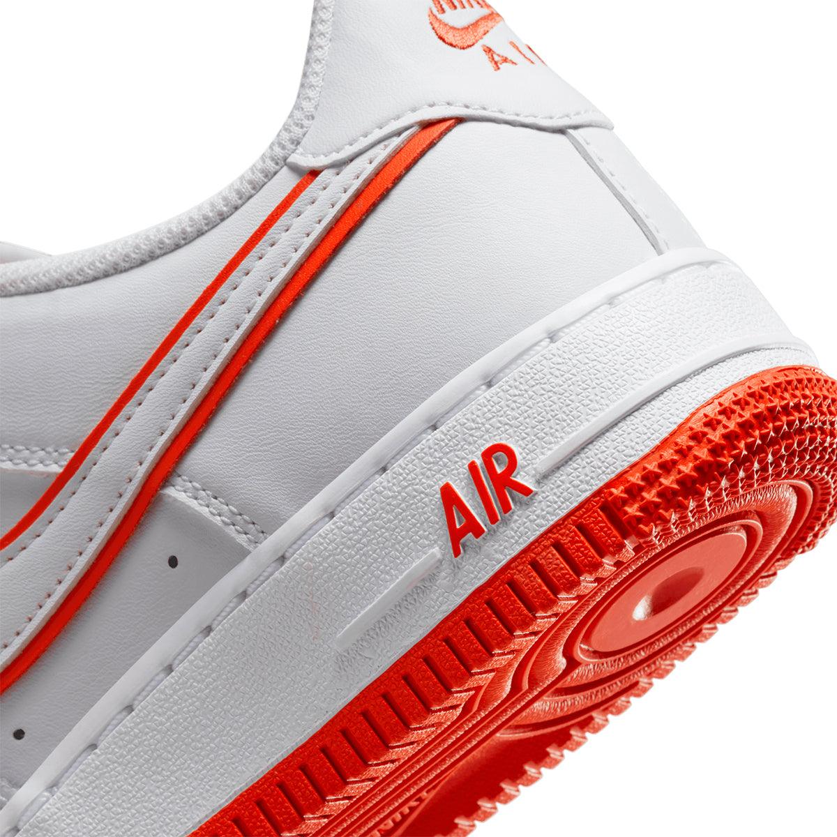 Nike Kids Air Force 1 'White Picante Red' Sneakers - Comfortable Basketball Shoes for Boys & Girls - Perfect for School, Sports & Casual Wear