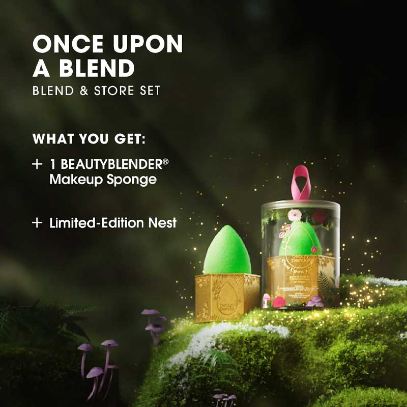 Beautyblender Once Upon a Blend Gift Set - Limited Edition Makeup Sponge Set for Flawless Foundation & Blending - Perfect for Professional Makeup Artists & Beauty Enthusiasts