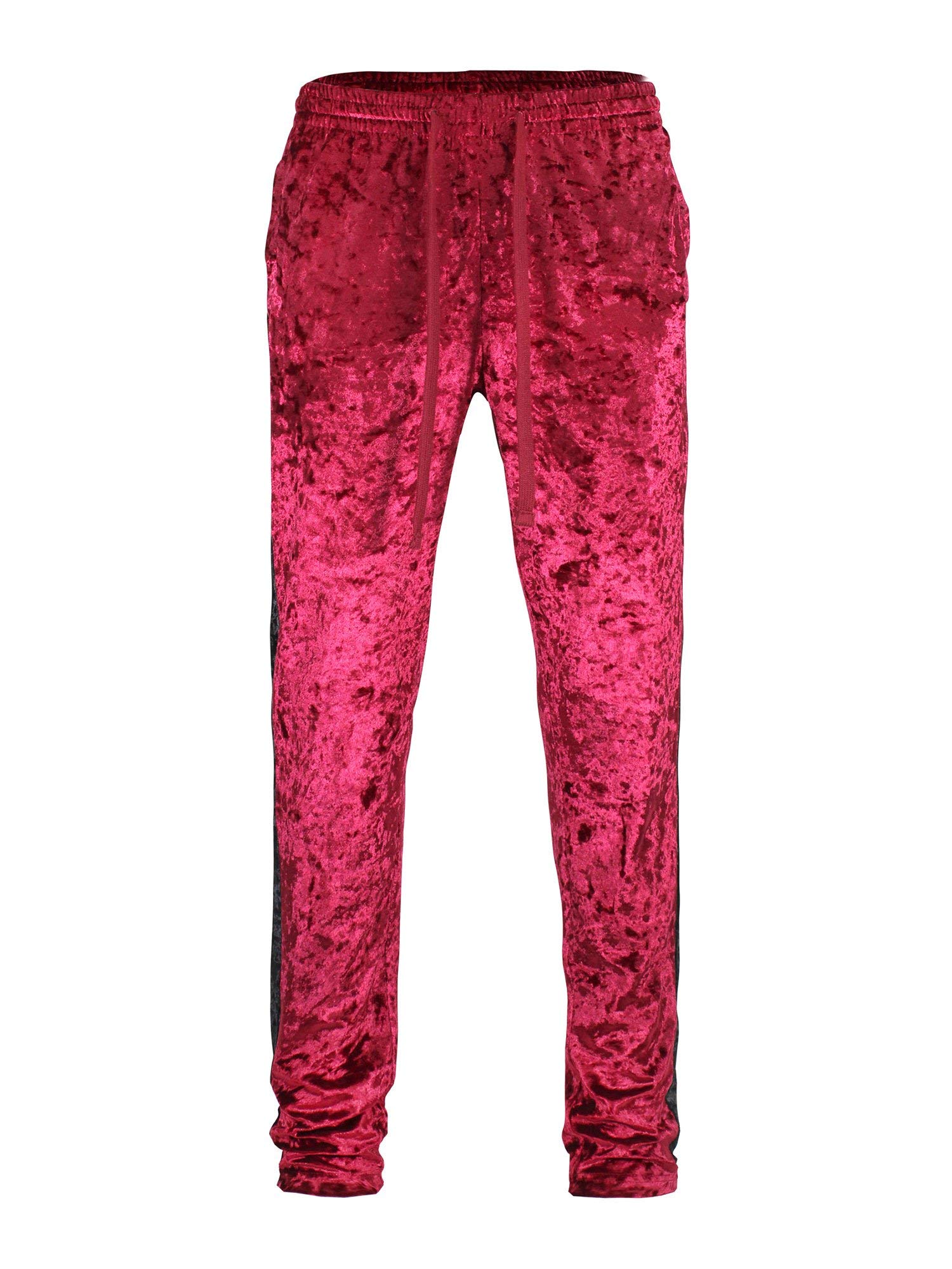 G-Style USA Men's Velour Velvet Tracksuit Set - Comfortable Lounge Wear, Gym Outfit & Casual Jogging Suit for Men | Perfect for Home Relaxation, Workout & Street Style Fashion